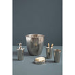 Vaco Hammered Bathroom Nickel Finish Waste Bin