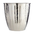 Vaco Hammered Bathroom Nickel Finish Waste Bin