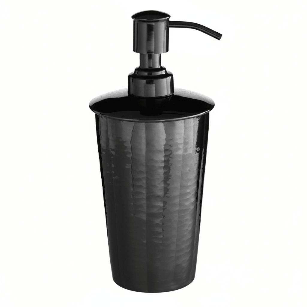 Vaco Hammered Black Nickel Finish Lotion Dispenser