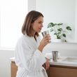 Vaco Hammered Bathroom Nickel Finish Tumbler