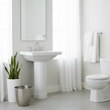 Vaco Hammered Bathroom Nickel Finish Waste Bin