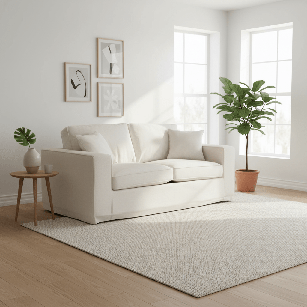 Valensole 2 Seat Cream Fabric Sofa