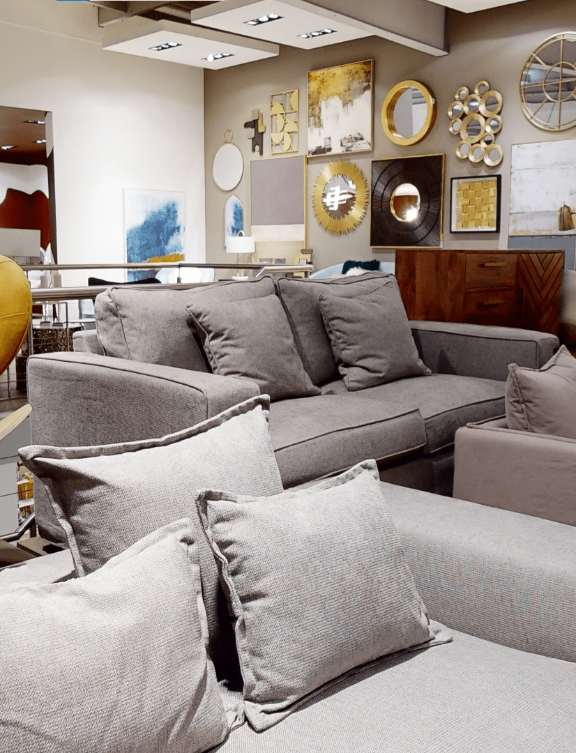 Valensole 2 Seat Grey Sofa