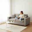 Valensole 2 Seat Grey Sofa