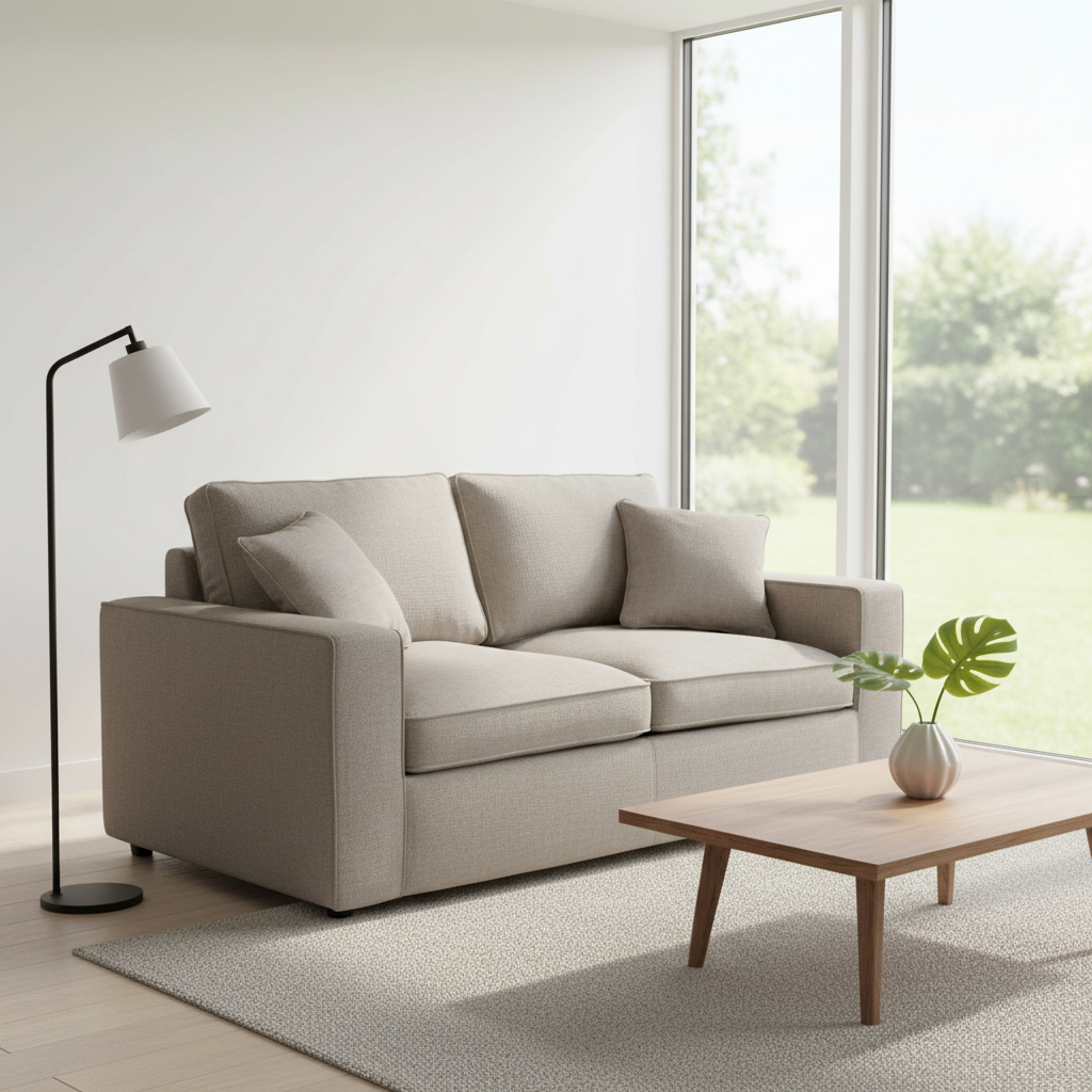 Valensole 2 Seat Grey Sofa