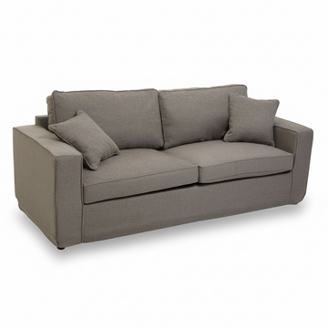 Valensole 3 Seat Grey Fabric Sofa