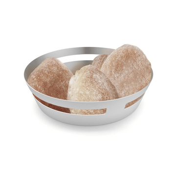 Vareo Premium Brushed Stainless Steel Bread & Fruit Basket