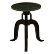 Vasco 3 Leg Bar Stool With Green Marble Top