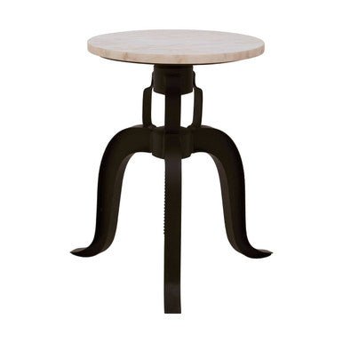 Vasco 3 Leg Bar Stool With White Marble Top