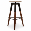 Vasco 3 Leg Bar Stool With Wood Top