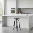 Vasco Black And Green Finish Bar Stool