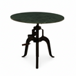 Vasco Three Leg Small Green Marble Iron Table