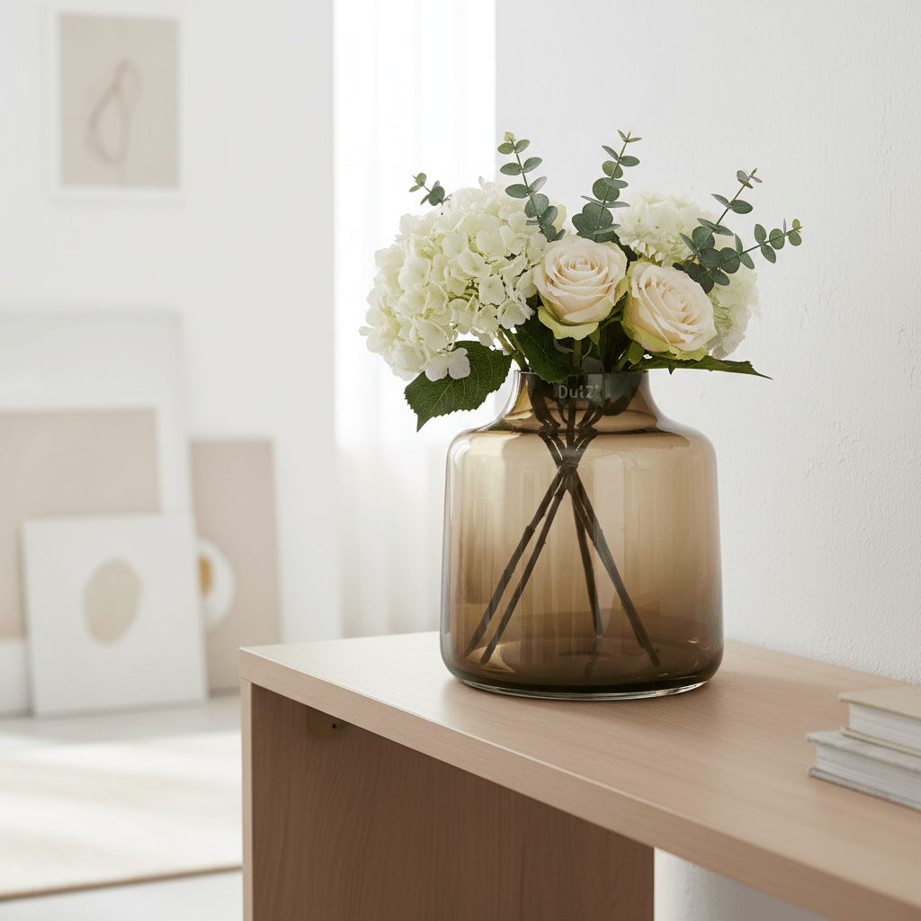 Vase TISZA - SMOKY BROWN Colour by DutZ