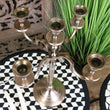 Veeha Candelabra Centerpiece 5 Candle Holder 40cm Champagne Gold
