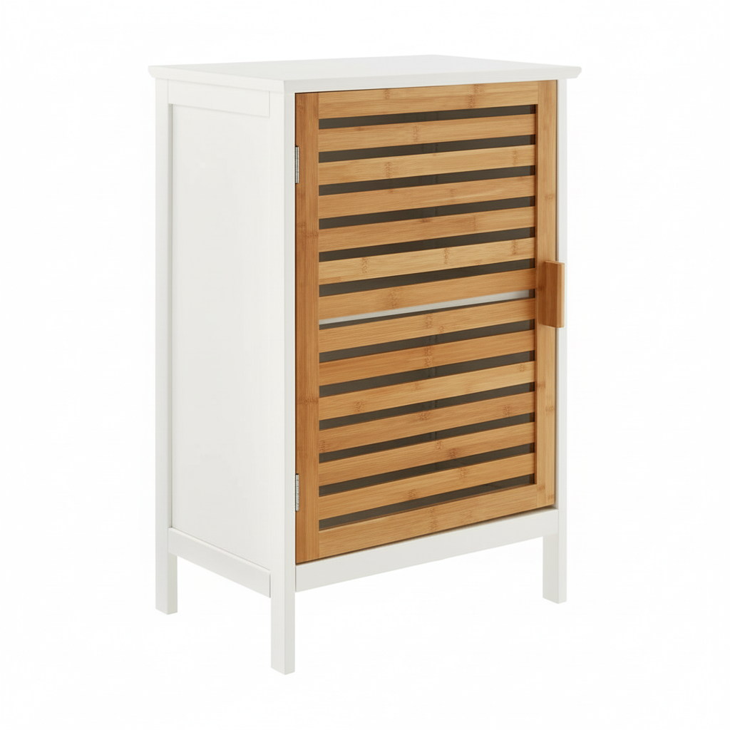 Verdon Bamboo Door Floor Standing Cabinet