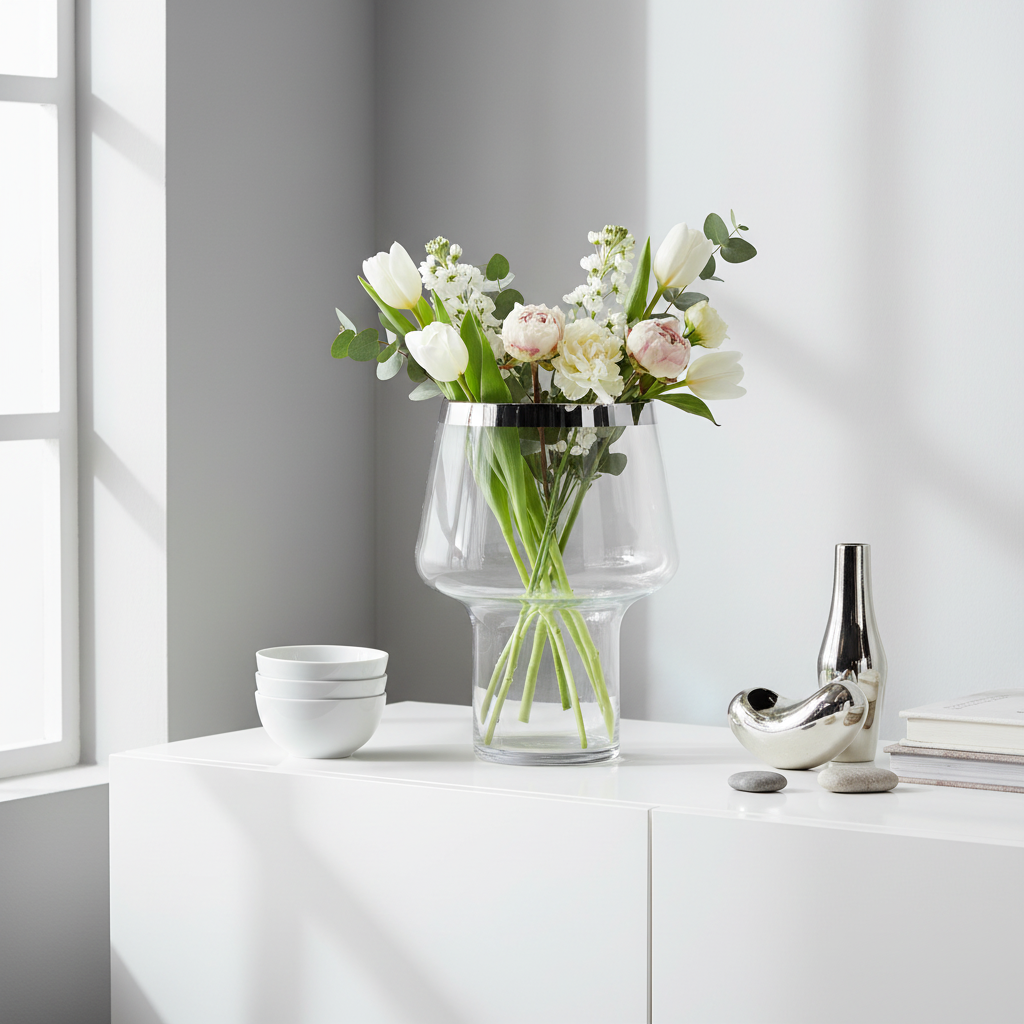 Verre Glass Vase.