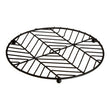 Vertex Black Powder Coat Round Trivet