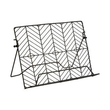 Vertex Black Powder Coated Cook Book Stand