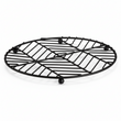 Vertex Black Powder Coat Round Trivet
