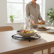 Vertex Black Powder Coat Round Trivet