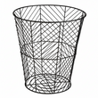 Vertex Black Powder Coat Storage Basket