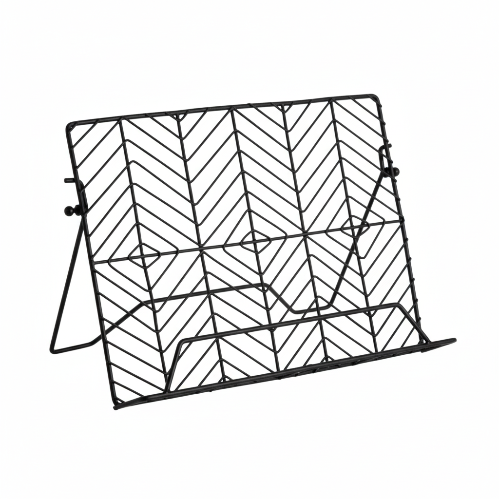 Vertex Black Powder Coated Cook Book Stand