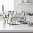 Vertex Black Powder Coated Cook Book Stand