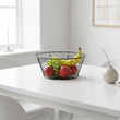 Vertex Black Powder Coated Fruit Basket