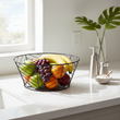 Vertex Black Powder Coated Fruit Basket