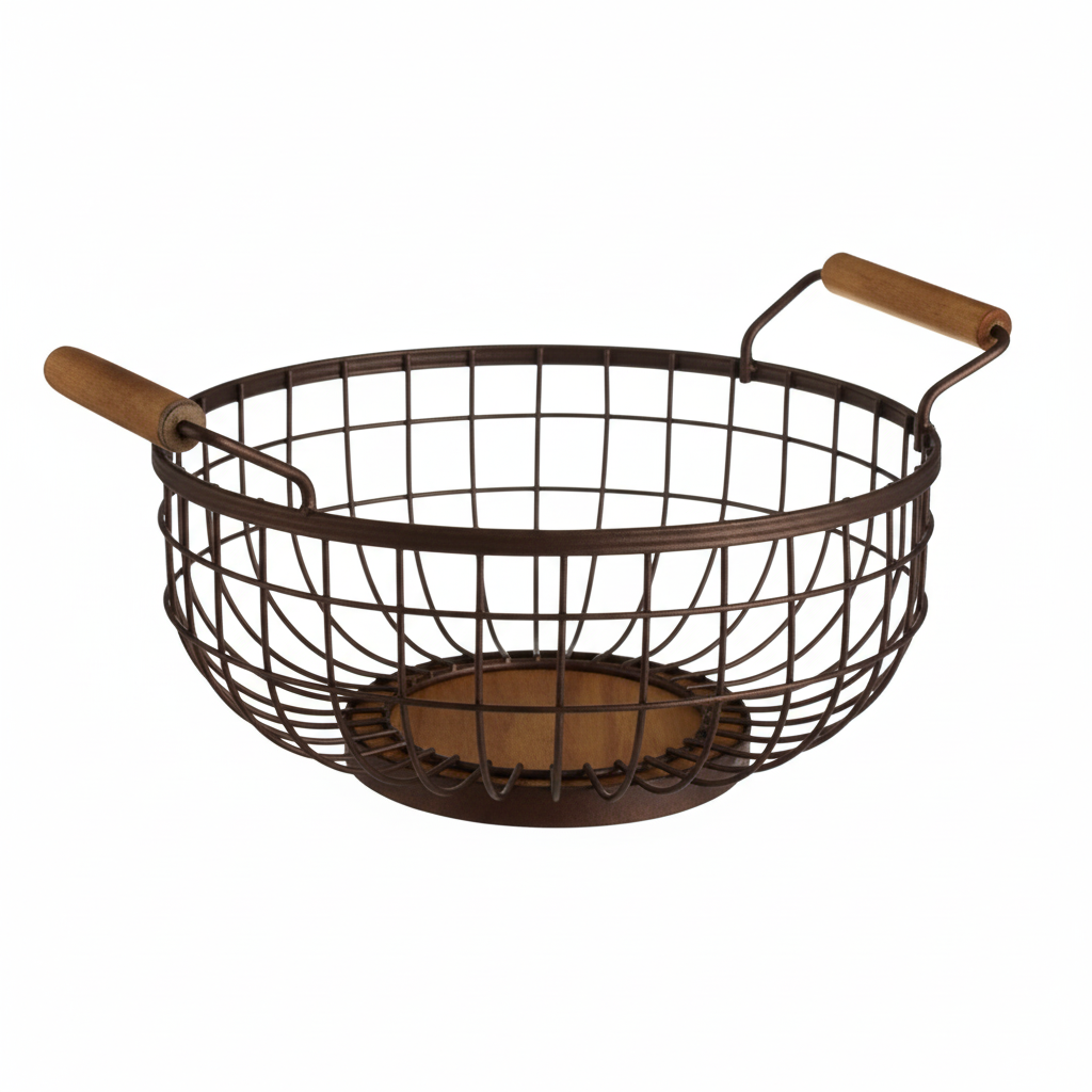 Vertex Bronze Powder Coated Fruit Basket