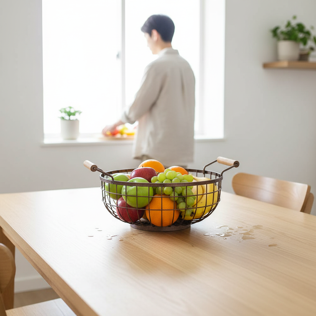 Vertex Bronze Powder Coated Fruit Basket
