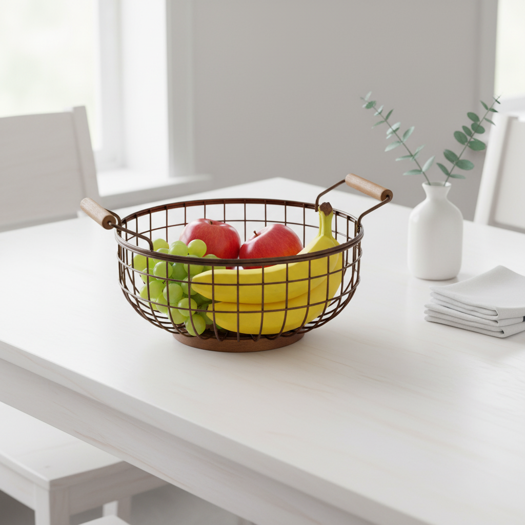 Vertex Bronze Powder Coated Fruit Basket