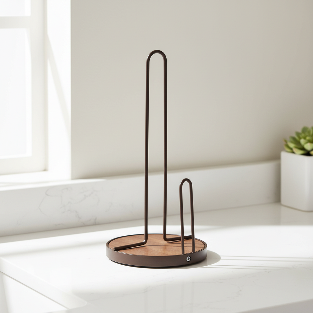 Vertex Bronze Powder Coated Kitchen Roll Holder