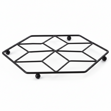 Vertex Contour Matt Black Trivet