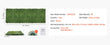 VEVOR Artificial Grass Wall Panels 40/60 x 120in Milan Grass Greenery Boxwood Panel for Outdoor Decor Hedge Screen for Garden