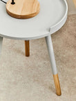 Viborg Grey Small Round Side Table