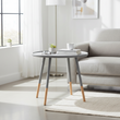 Viborg Grey Large Round Side Table