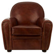 Victor Brown Leather Classic Armchair