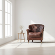 Victor Brown Leather Armchair