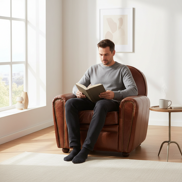 Victor Brown Leather Classic Armchair