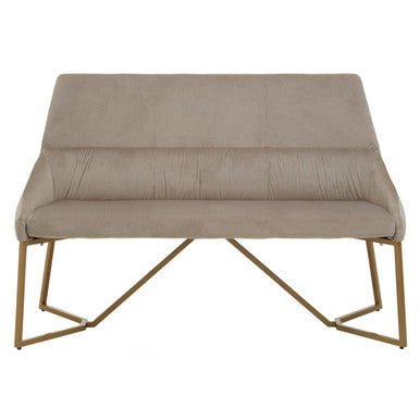 Vieste Mink Velvet Bench