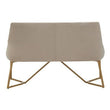 Vieste Mink Velvet Bench