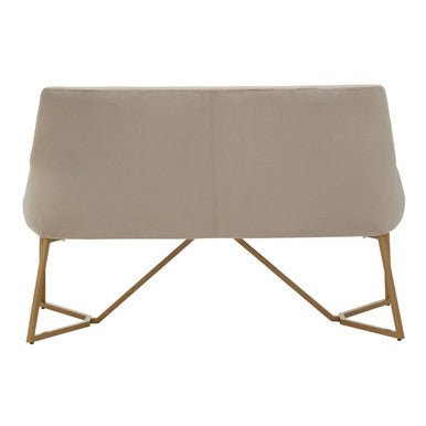 Vieste Mink Velvet Bench