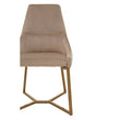 Vieste Mink Velvet Dining Chair