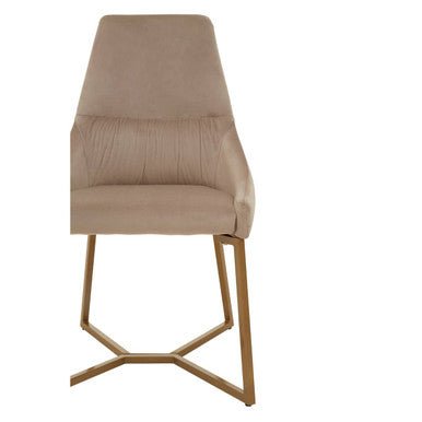 Vieste Mink Velvet Dining Chair