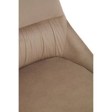 Vieste Mink Velvet Dining Chair