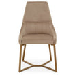 Vieste Mink Velvet Dining Chair