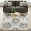 Villa Grey Floral Rug