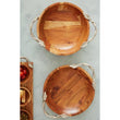 Vine Acacia Wood Round Bowl