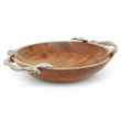 Vine Acacia Wood Serving Bowl